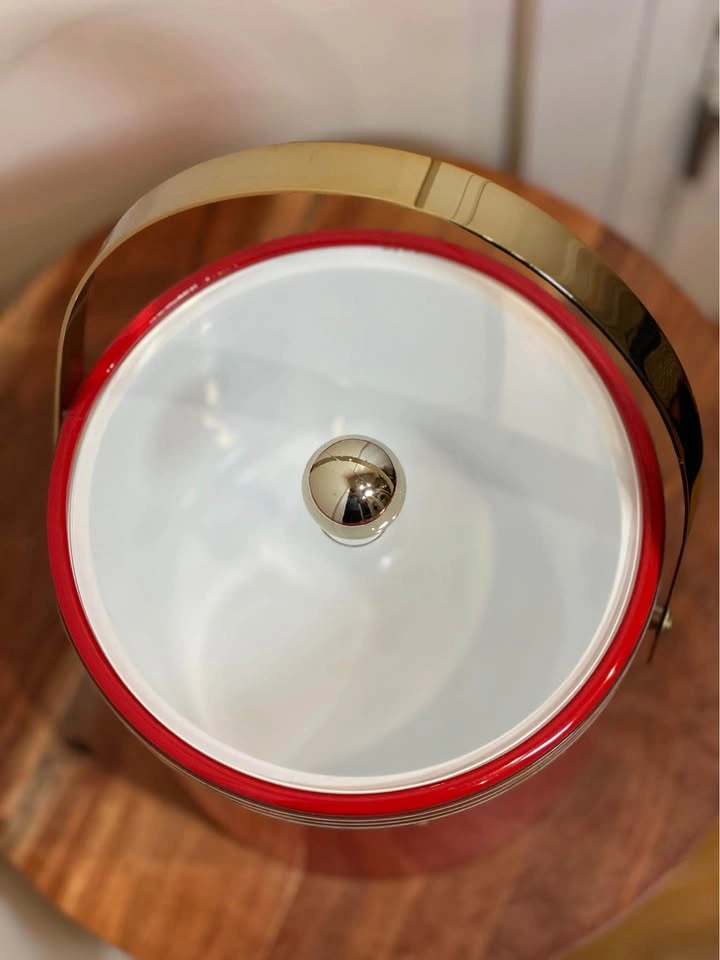 Vintage Culver "Satellite Red" 3-Quart Ice Bucket with Box - photo 3