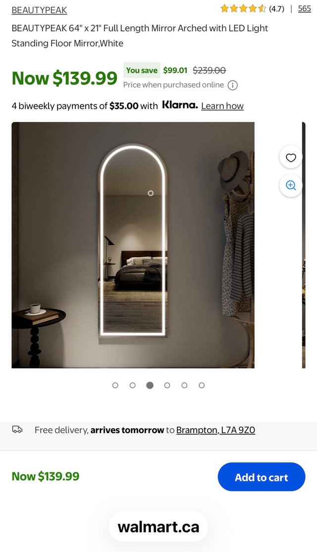 LED Full Length Mirror - photo 3