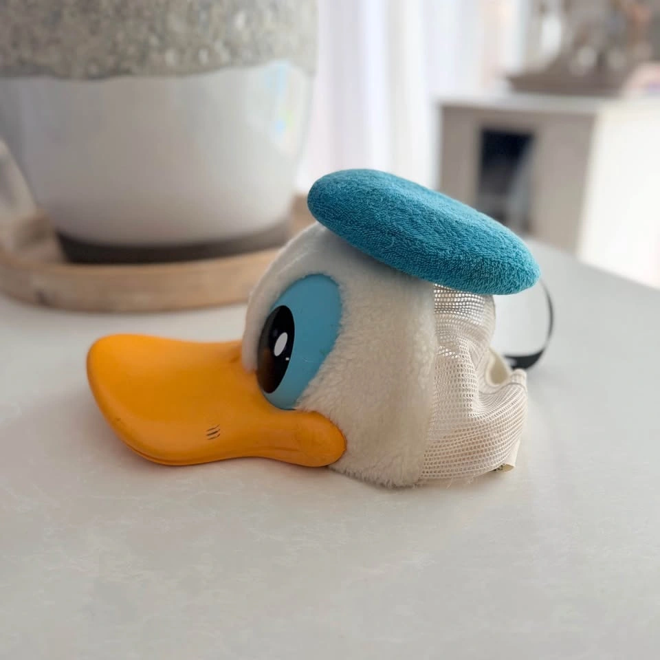 Vintage 1980s Disney Donald Duck Child’s 3D Snapback Hat - photo 2