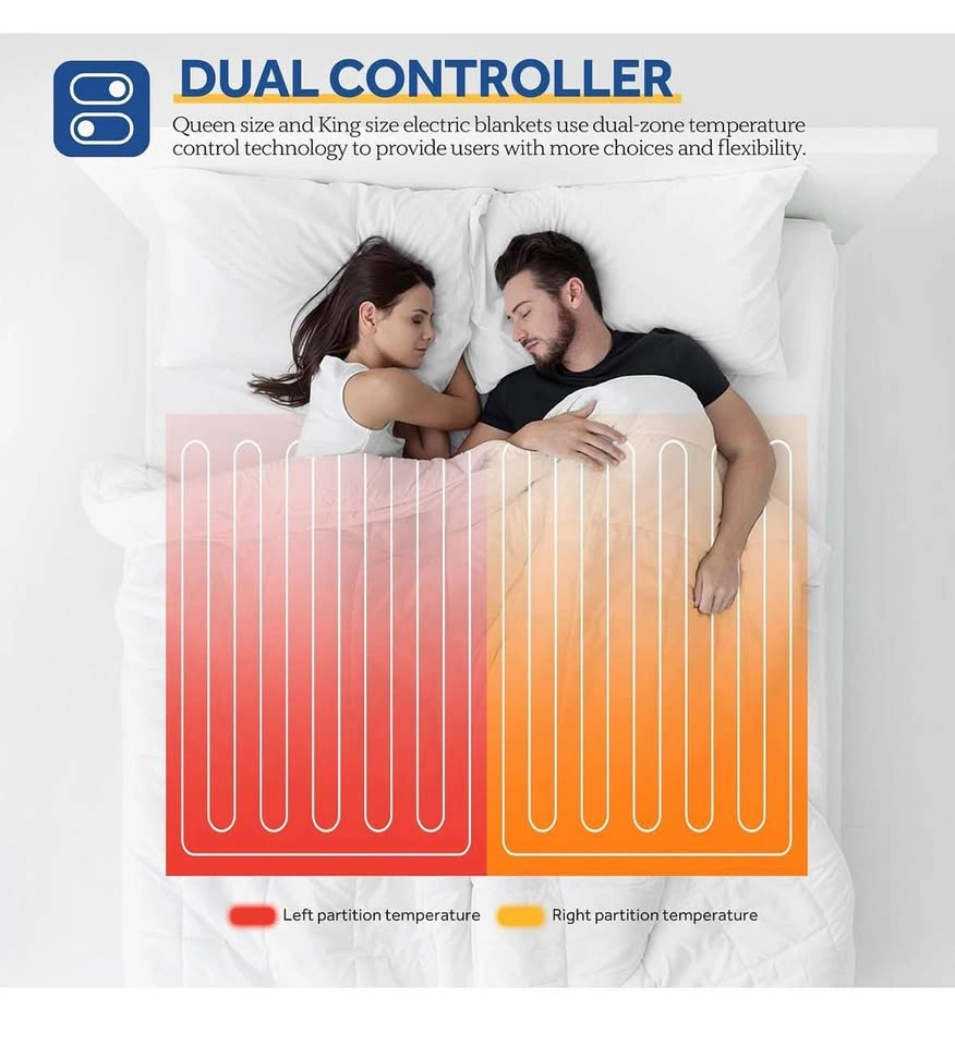 SEALED Sealy King Electric Heated Blanket Dual Control - photo 4