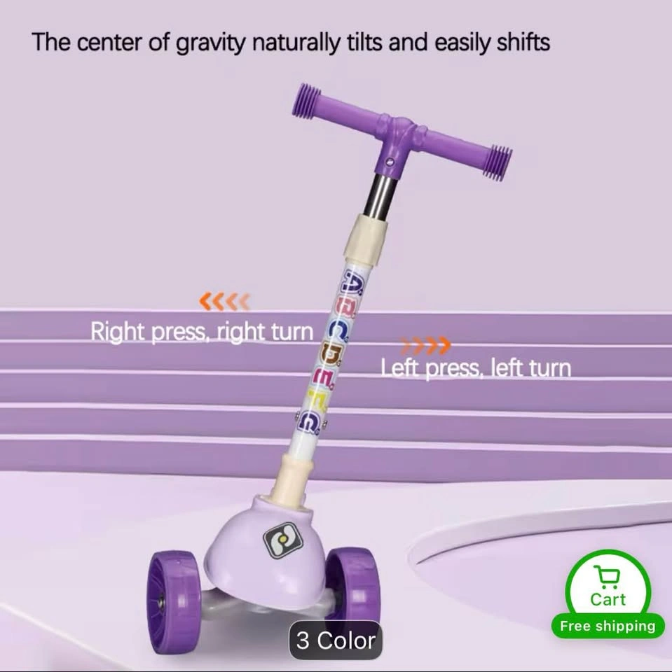 Brand New - Children's 3 wheels scooter, adjustable height - photo 5