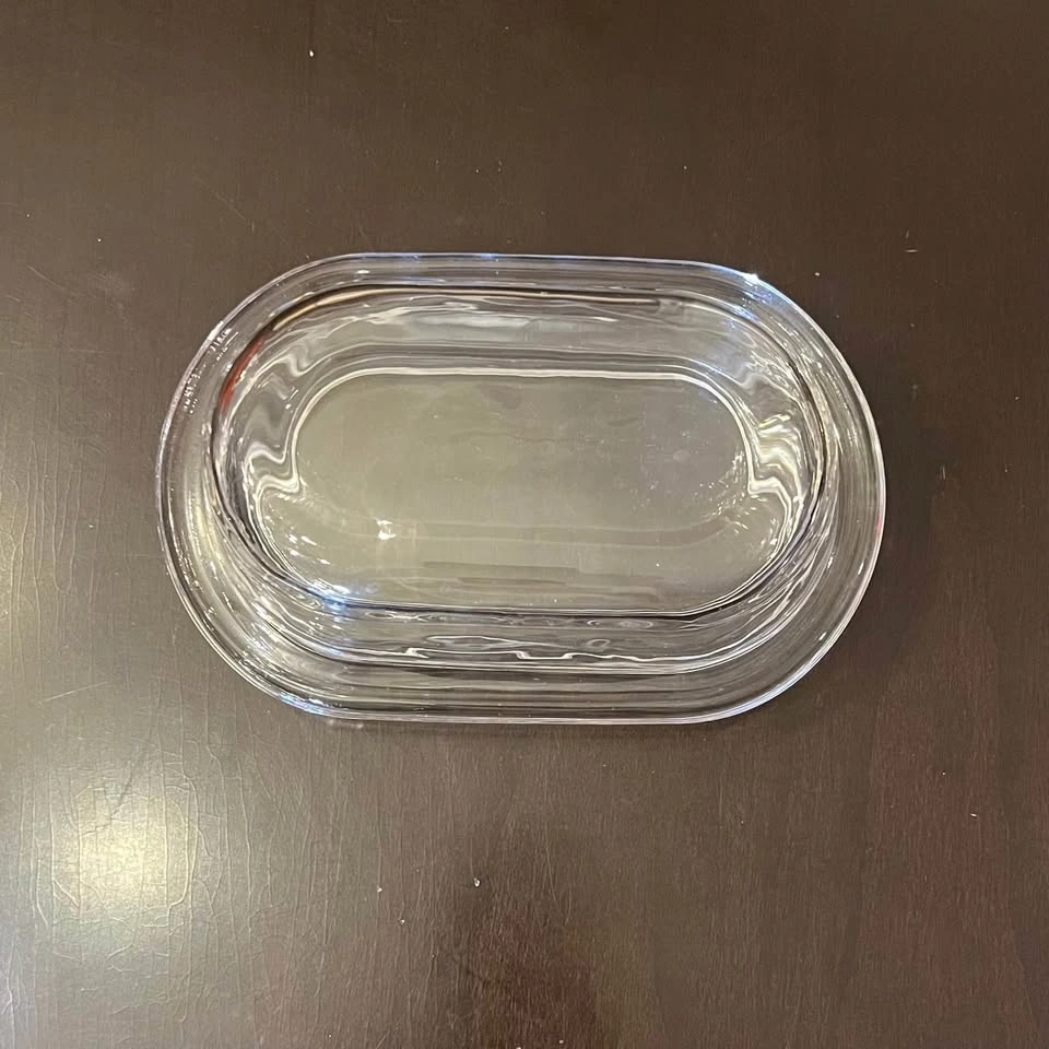 Butter Dish Glass Butter Plate with Lid - photo 5