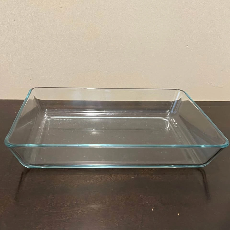IKEA MIXTUR Oven/serving dish, clear glass, 32cm x 25cm - photo 3