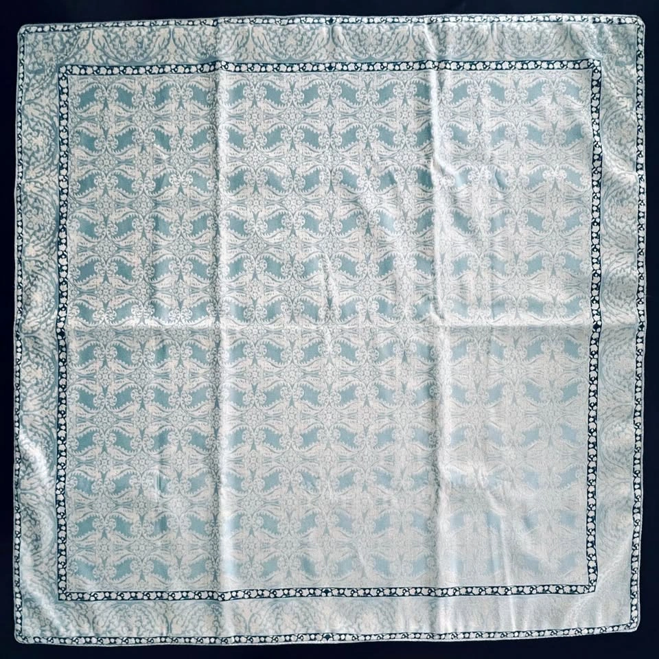 Luxury Persian Silk TERMEH Square Tablecloth 1x1m