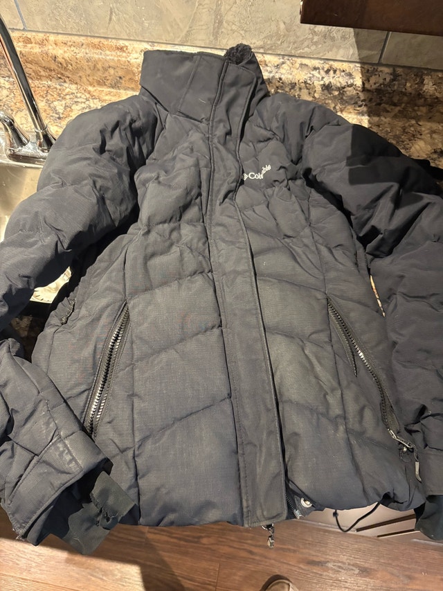 Columbia Black Winter Snow Jacket with Hood - Women's Small - photo 3