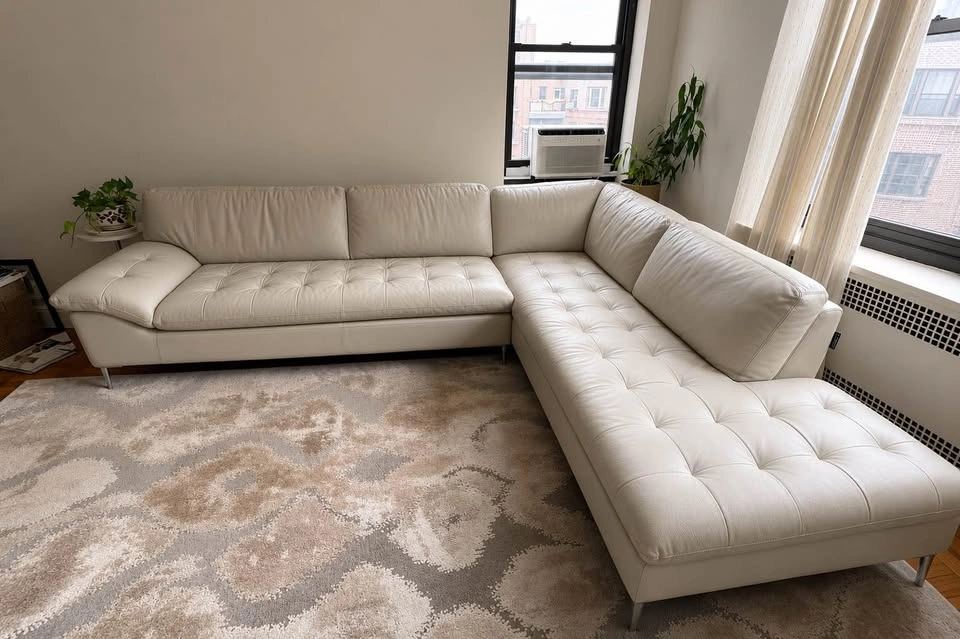 Bloomingdales Chateau d'Ax Corsica 2-Piece Leather Sectional