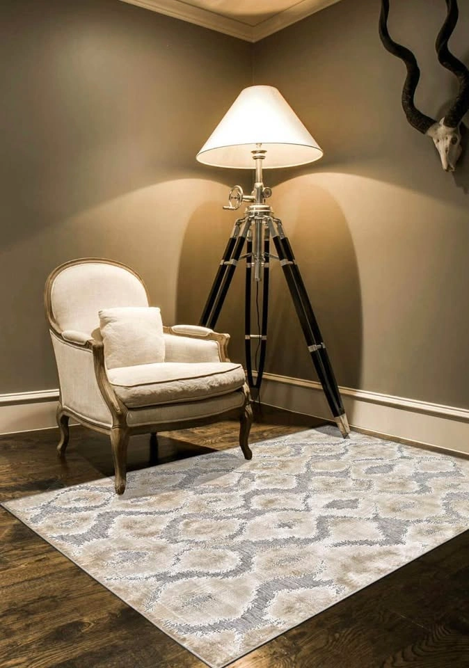 Saphir Zam Pewter/Gray Area Rug - photo 2