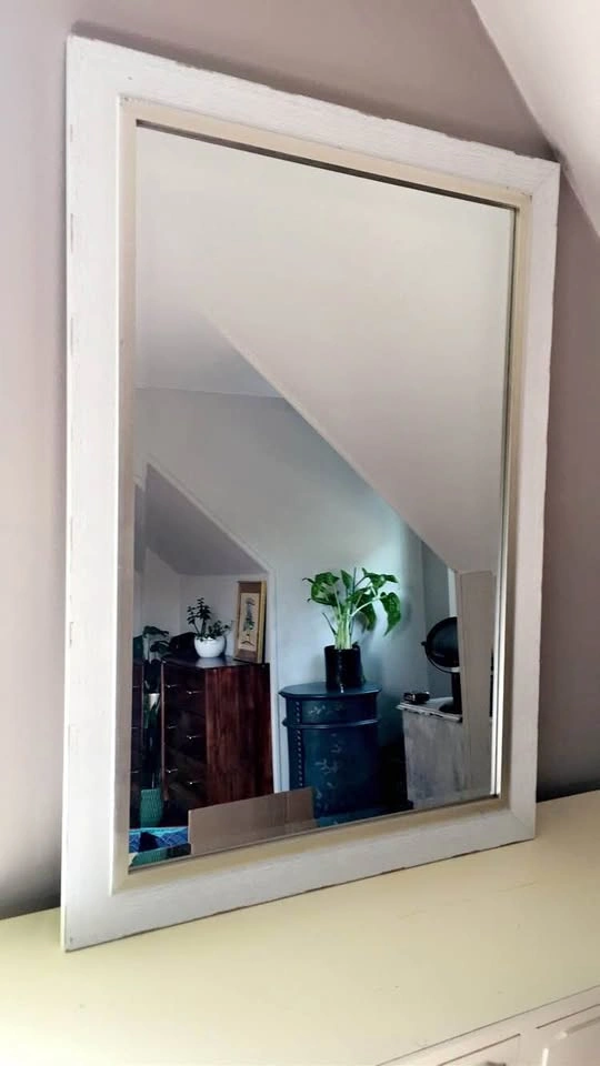Wood and Gold Mirror