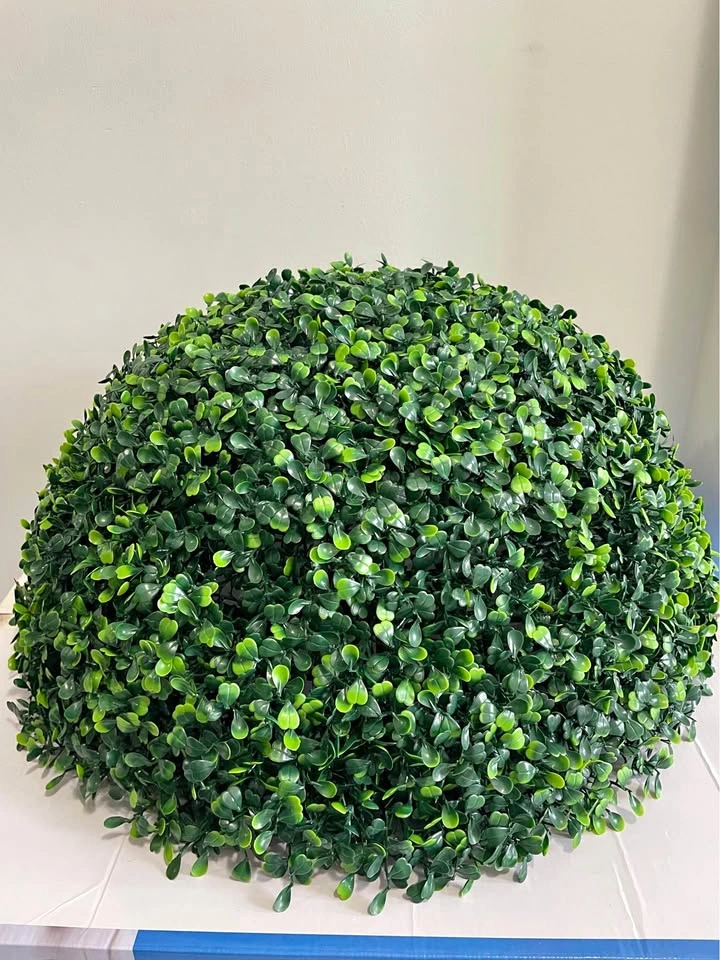 NEW Set of 2 Artificial Boxwood Topiary Balls 15.7"