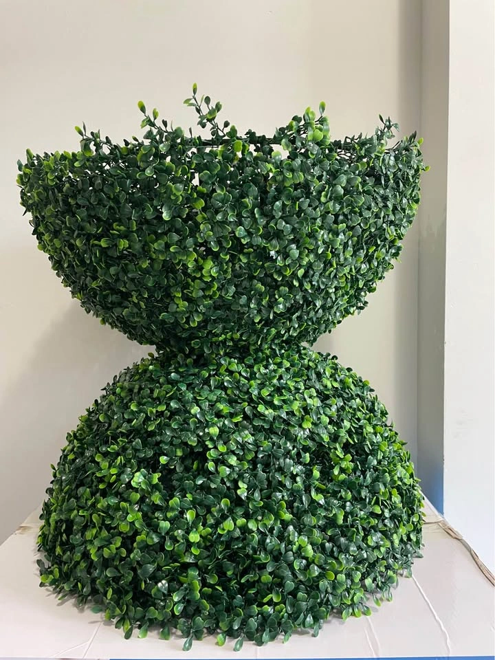 NEW Set of 2 Artificial Boxwood Topiary Balls 15.7" - photo 4