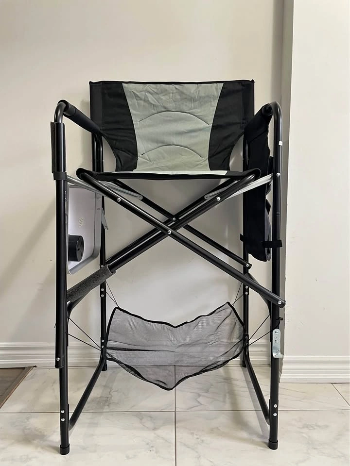 NEW Costway 46" Tall Director's Chair with Side Table & Footrest