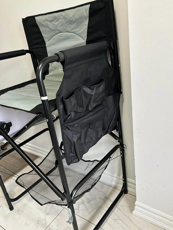 NEW Costway 46" Tall Director's Chair with Side Table & Footrest - photo 4