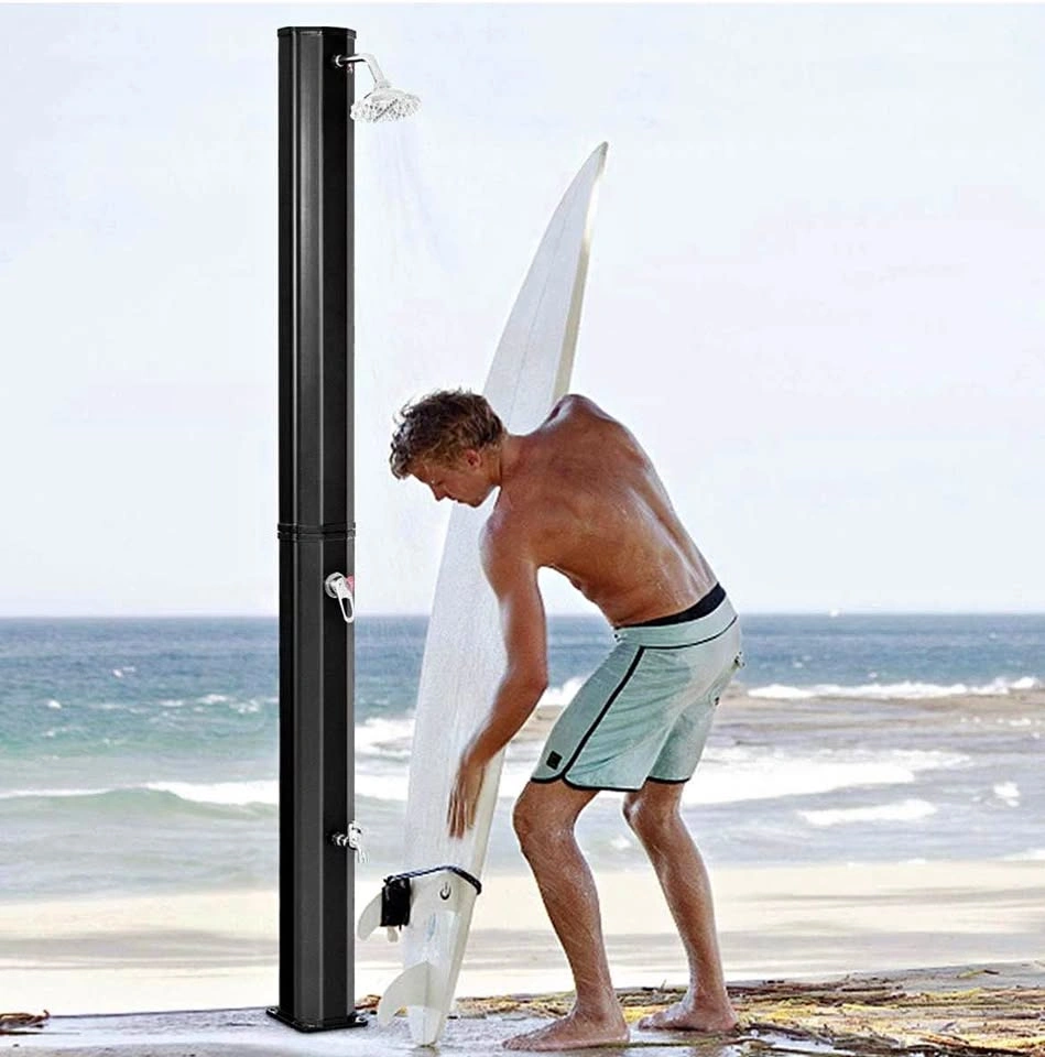 NEW Giantex 7.2FT Solar Heated Outdoor Shower – 9.3 Gallon