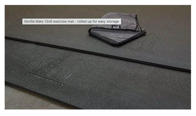 12' x 6' Gorilla Mat Gym Flooring - 2 available - photo 3