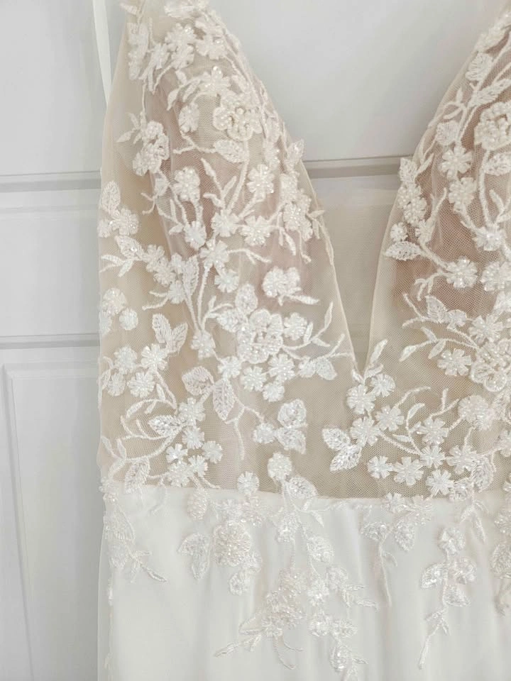 Wedding Dress Size 8 Lace Justin Alexander - photo 2