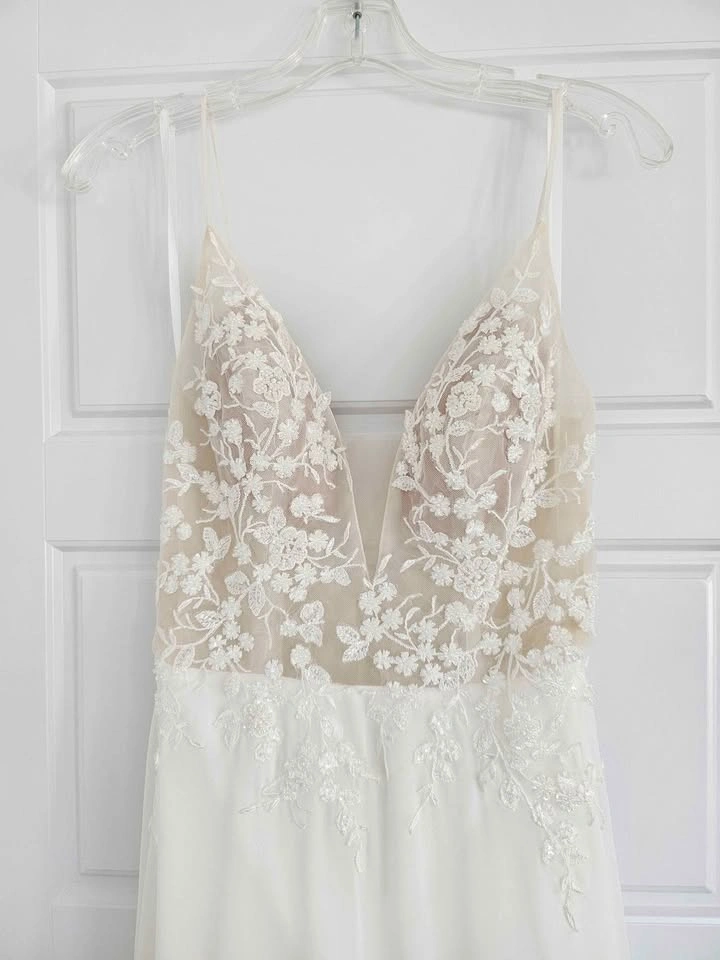 Wedding Dress Size 8 Lace Justin Alexander - photo 3