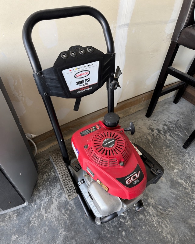 Simpson 3000 PSI Honda Gas Pressure Washer Unit Only - photo 2