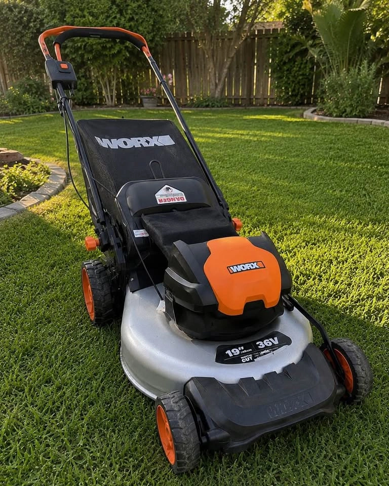 Worx 19” Cordless Lawn Mower 36V w/ Bag – $160 - photo 3