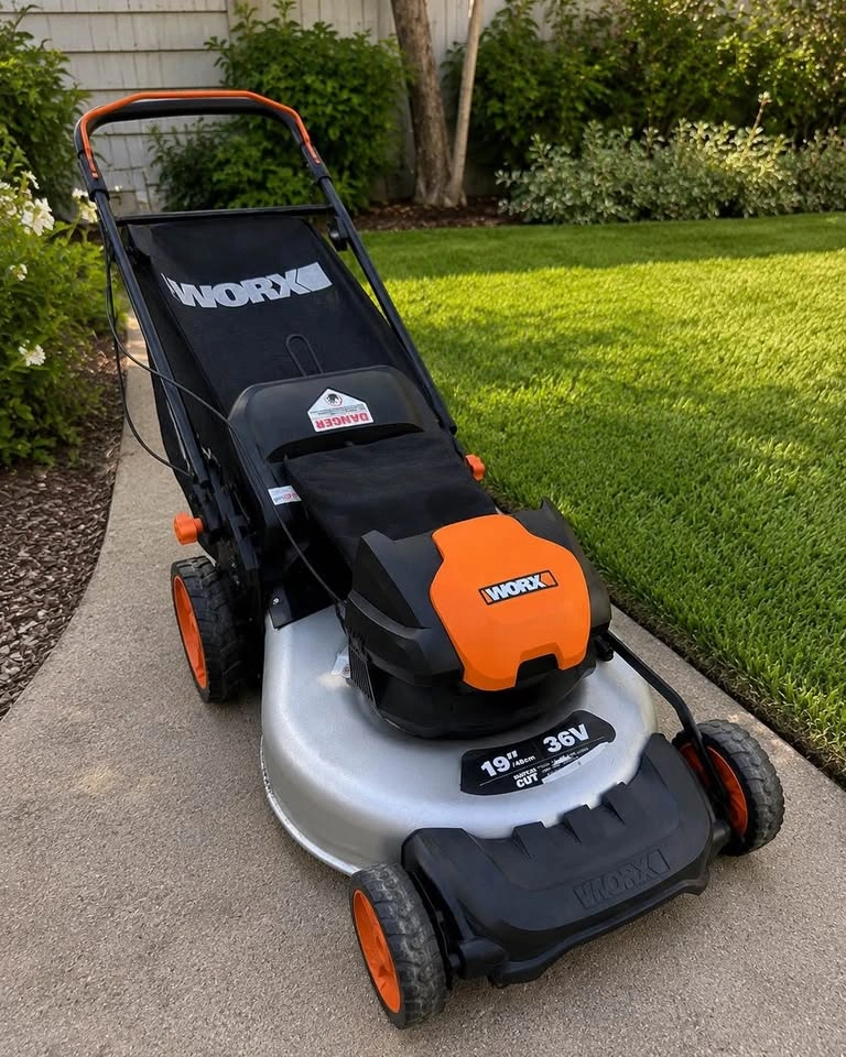 Worx 19” Cordless Lawn Mower 36V w/ Bag – $160 - photo 4