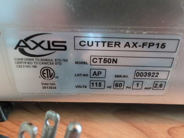 Axis Cutter AX-FP15 - photo 4