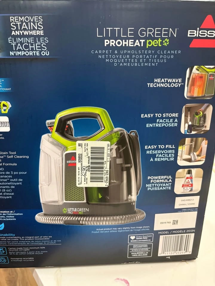 BISSELL Little Green ProHeat Pet Carpet & Upholstery Cleaner - photo 3