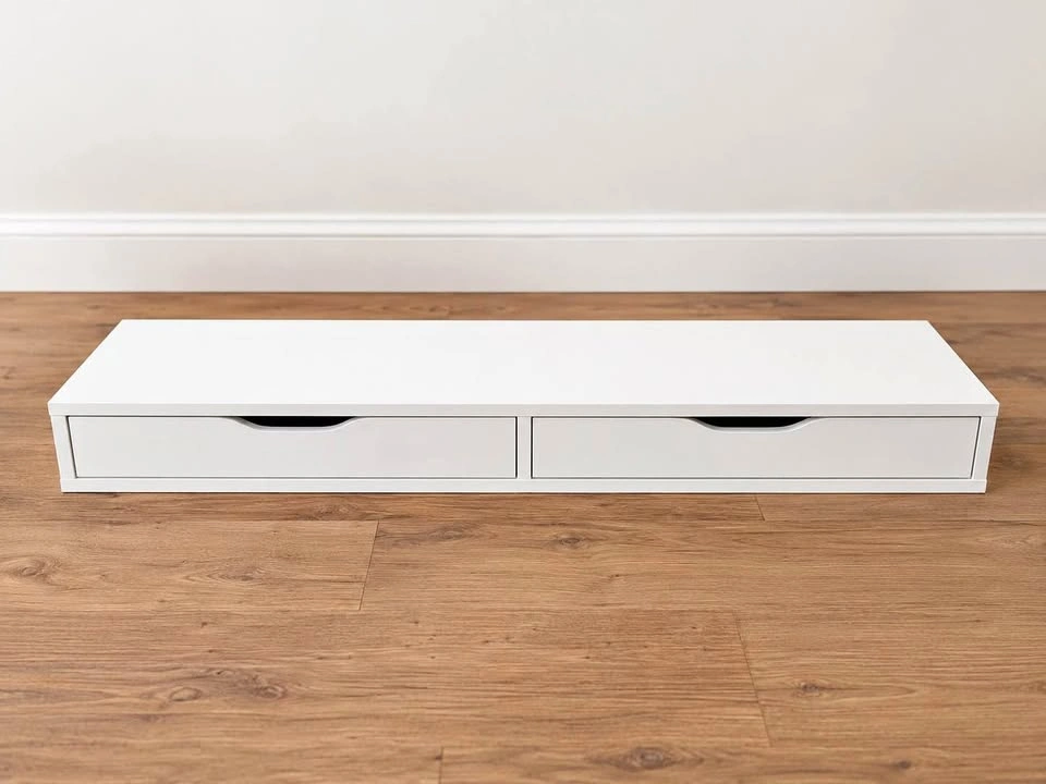 IKEA EKBY ALEX Wall Shelf / Vanity with Drawers + Brackets