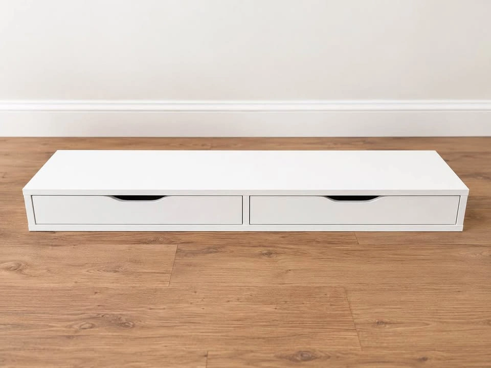 IKEA EKBY ALEX Wall Shelf / Vanity with Drawers + Brackets - photo 3