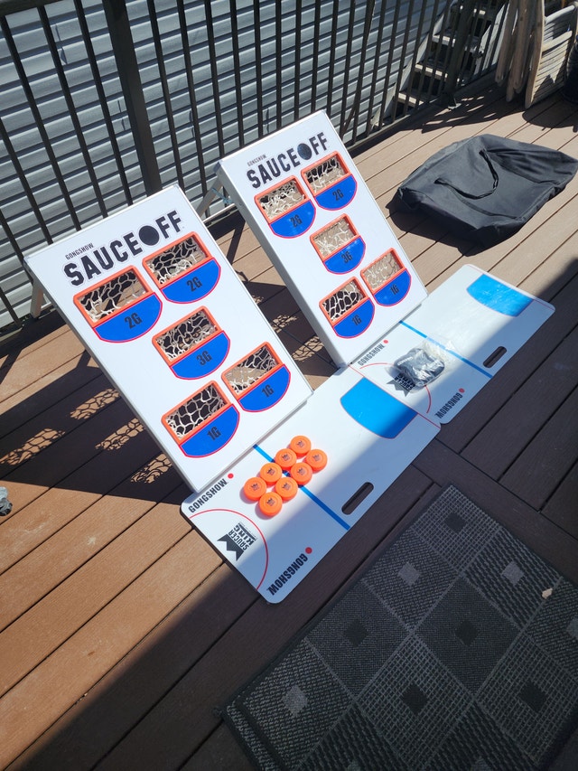 Sauceoff game set - Hockey or Cornhole - photo 2