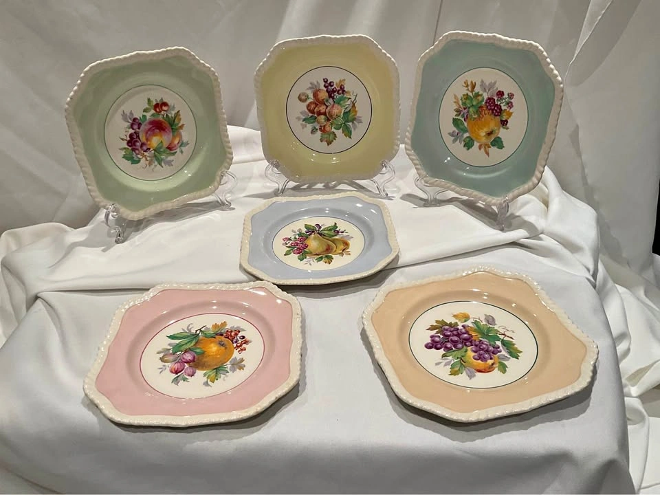 Johnston Brothers Vintage Old English Gallery Wall Plates
