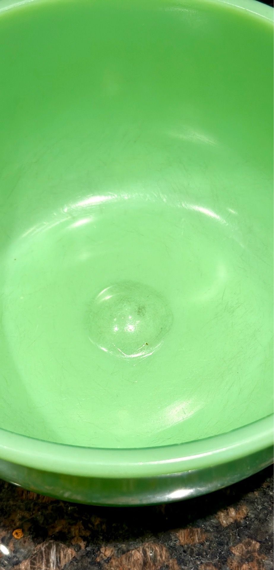 Sunbeam Jadeite Mixing Bowl Large with handles and Lid - photo 4