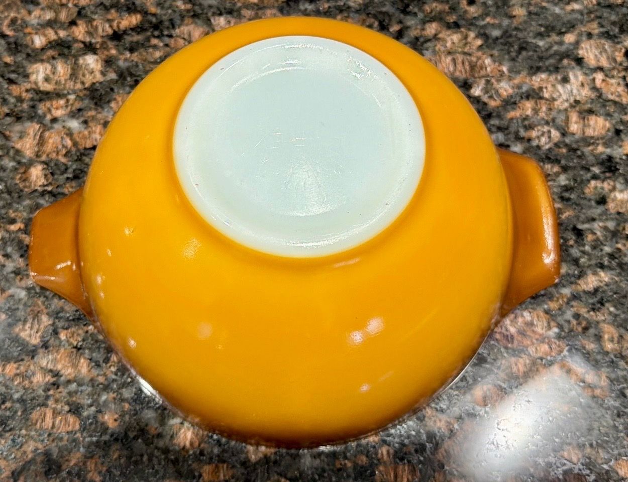 Vintage Pyrex Cinderella Ombré Butterscotch Bowls #444 & #442 - photo 5