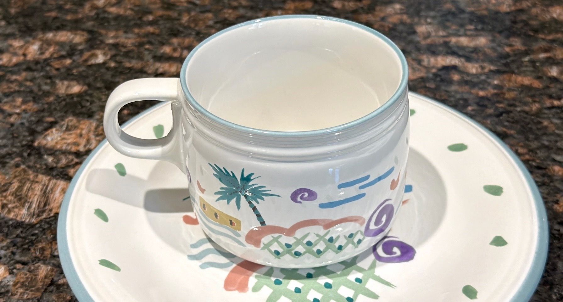 Vintage Studio Nova Island Breeze Mugs and Salad Plates - photo 5