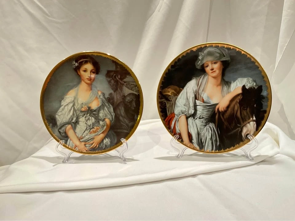 Limoges Decorative Plates SET OF 2