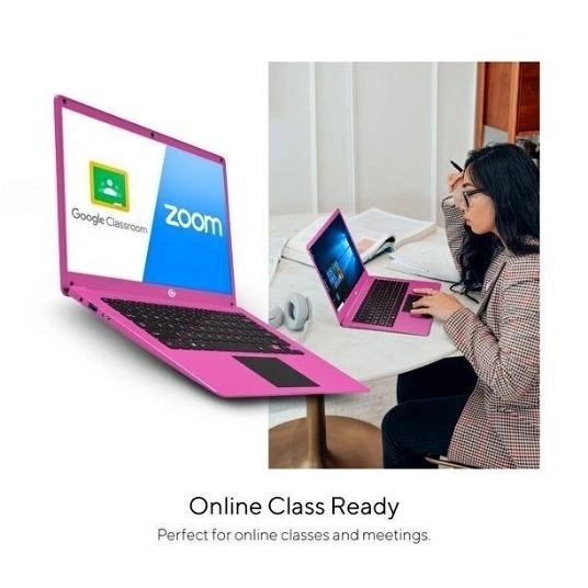 PINK Core Innovations 14.1" HD Laptop (4GB RAM 64GB SSD)