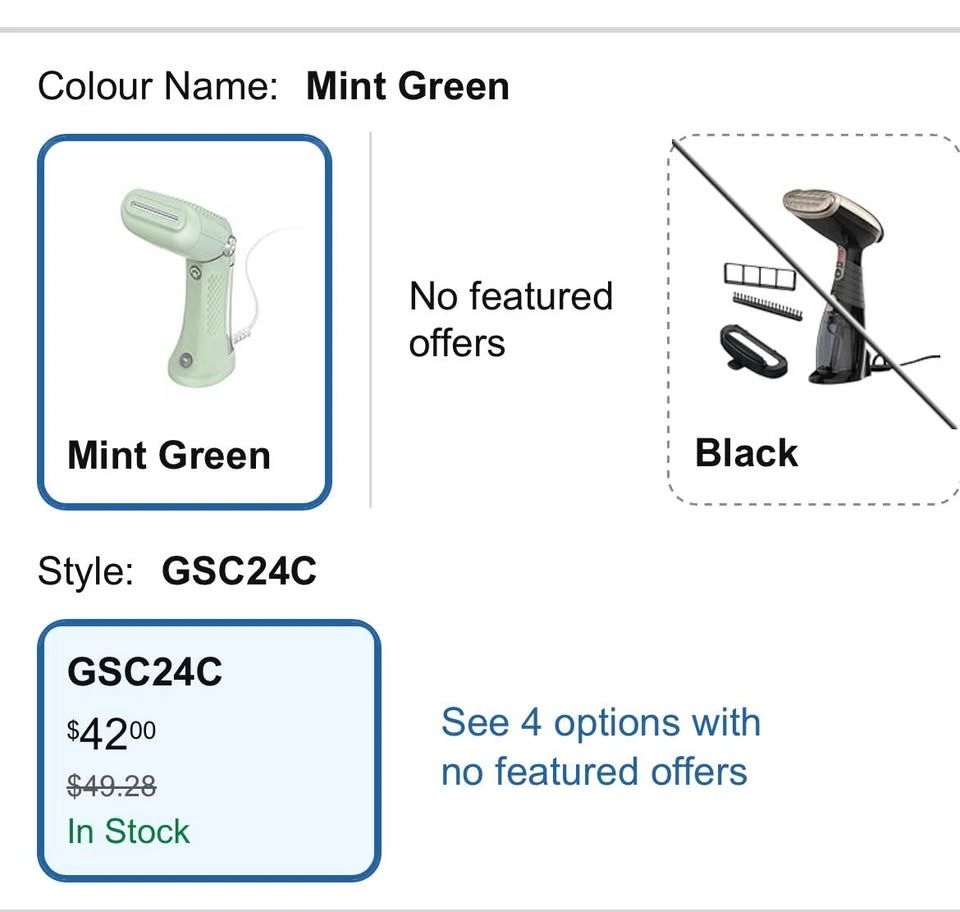 Conair GSC24C Powerful Steam Dual Voltage Garment Steamer - photo 4