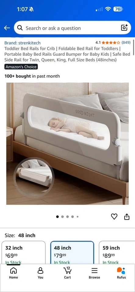 Toddler Bed Rails NEW - photo 2