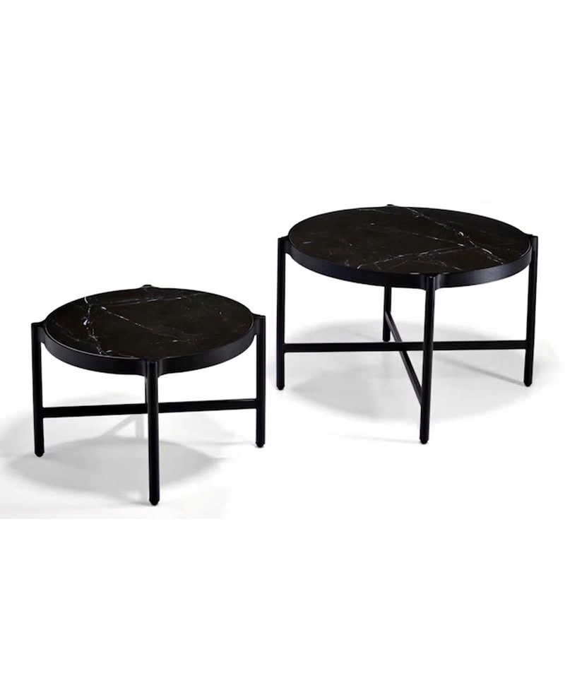 New CANVAS Jasper Circle Outdoor/Patio Coffee Tables, 2-pc