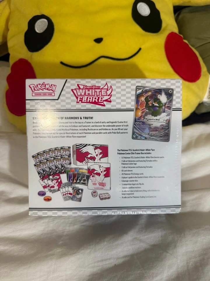 White Flare Pokemon Center Etb (Sale or Trade) - photo 2