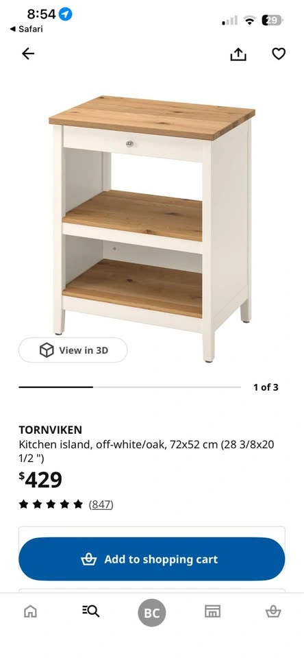 IKEA kitchen island carts - photo 2
