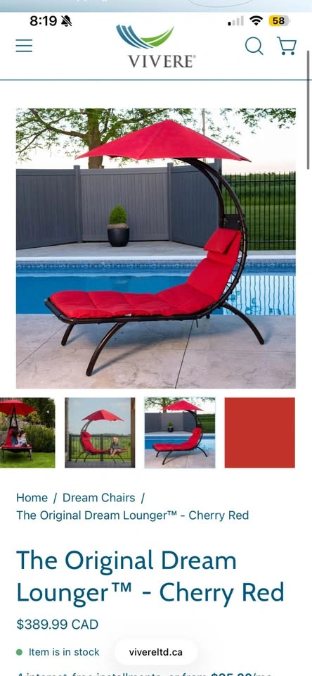 Vivere The Original Dream Lounger Patio Outdoor - photo 2