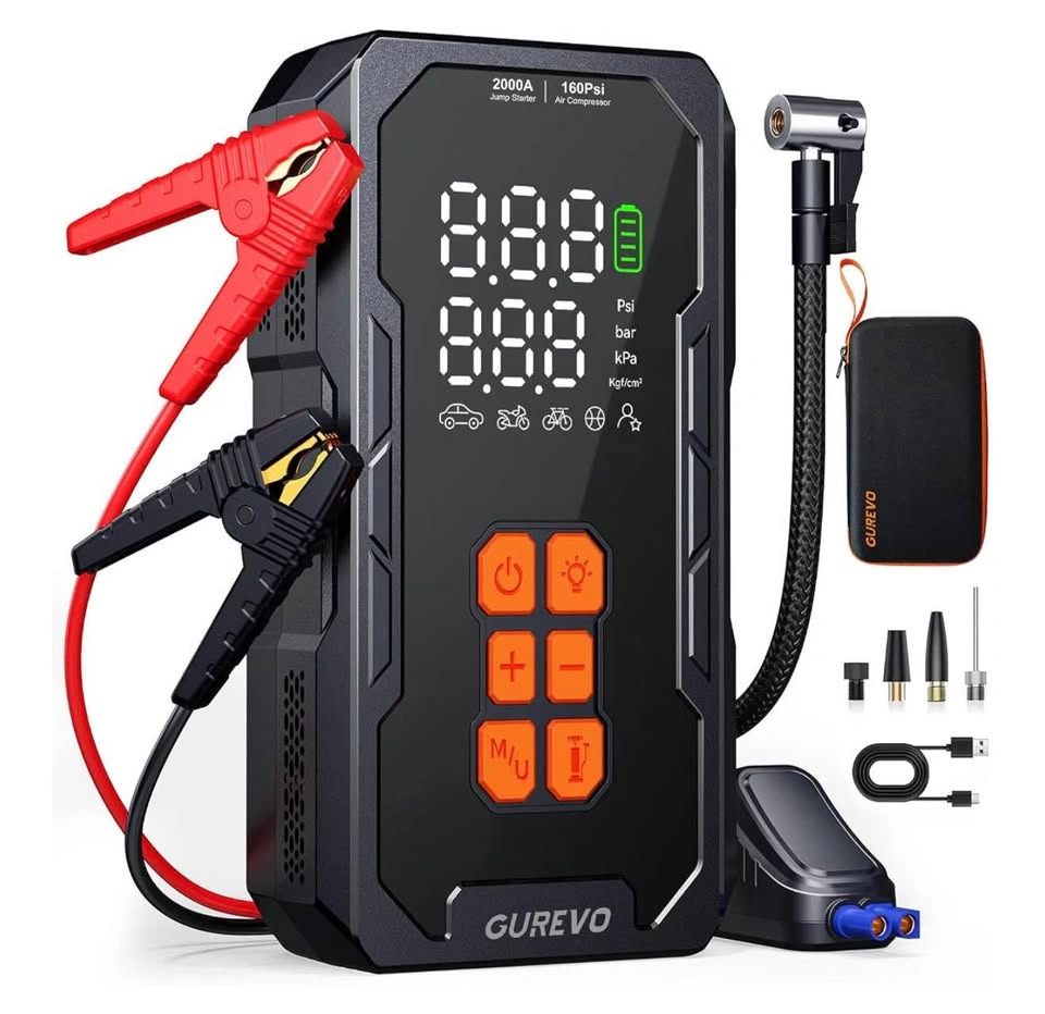 Portable Jump Starter with Air Compressor - photo 2