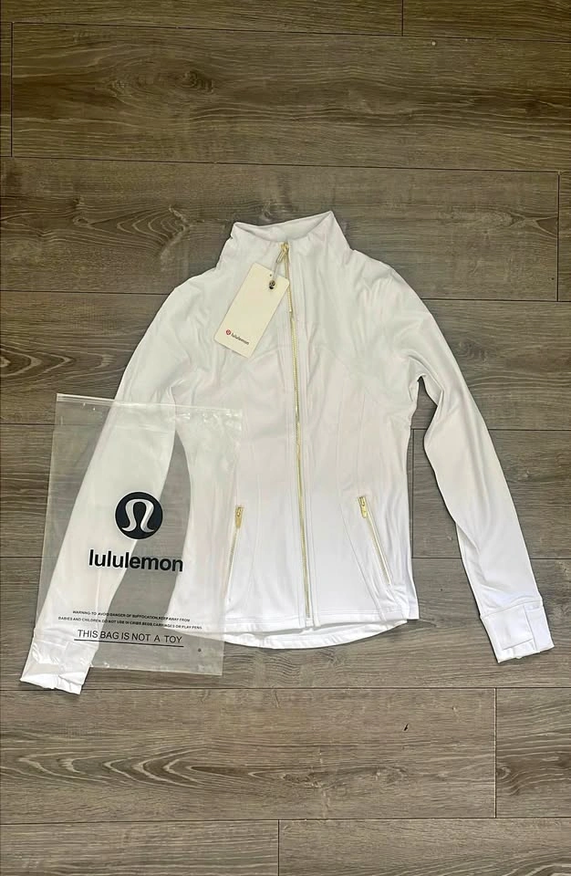 White Lululemon Define Jacket