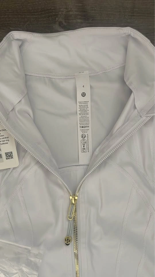 White Lululemon Define Jacket - photo 4