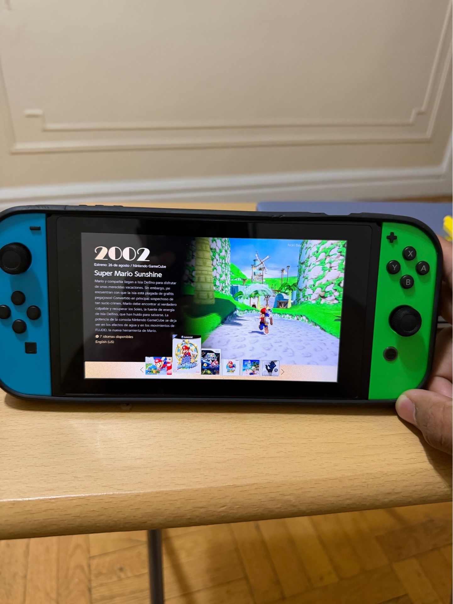 Nintendo Switch in good condition, fully functional, with 8 game - photo 2