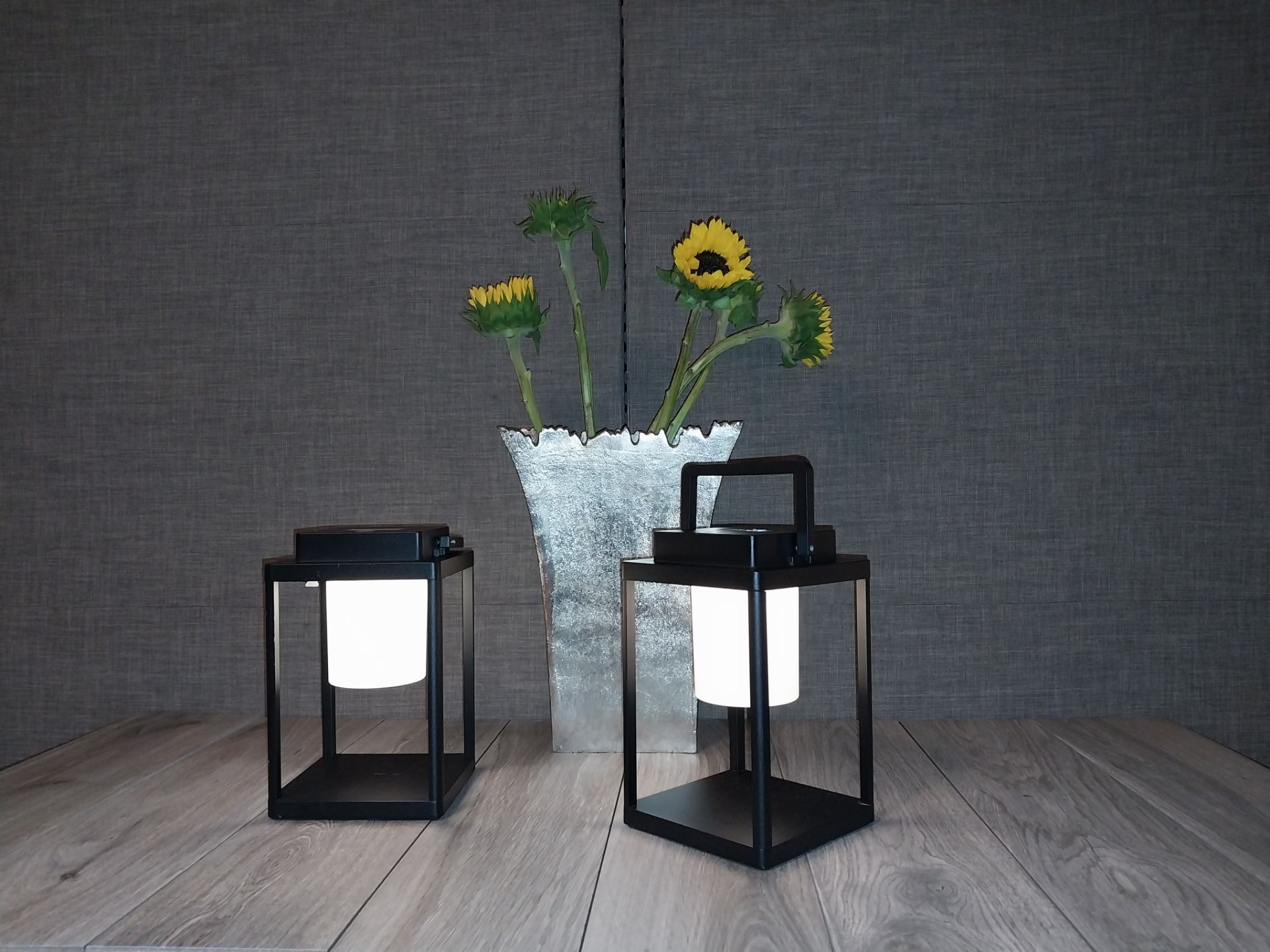 BRIMMEL Rechargeable LED Outdoor Lanterns – Set of 2 - photo 5