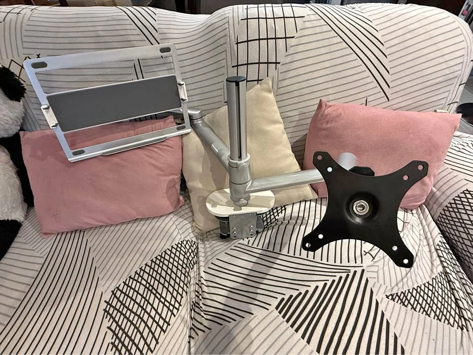 Dual Monitor and Laptop Desk Mount