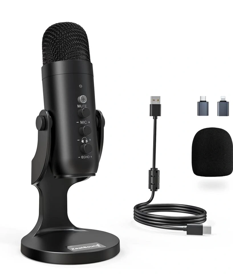 ZealSound Podcast Microphone for PC