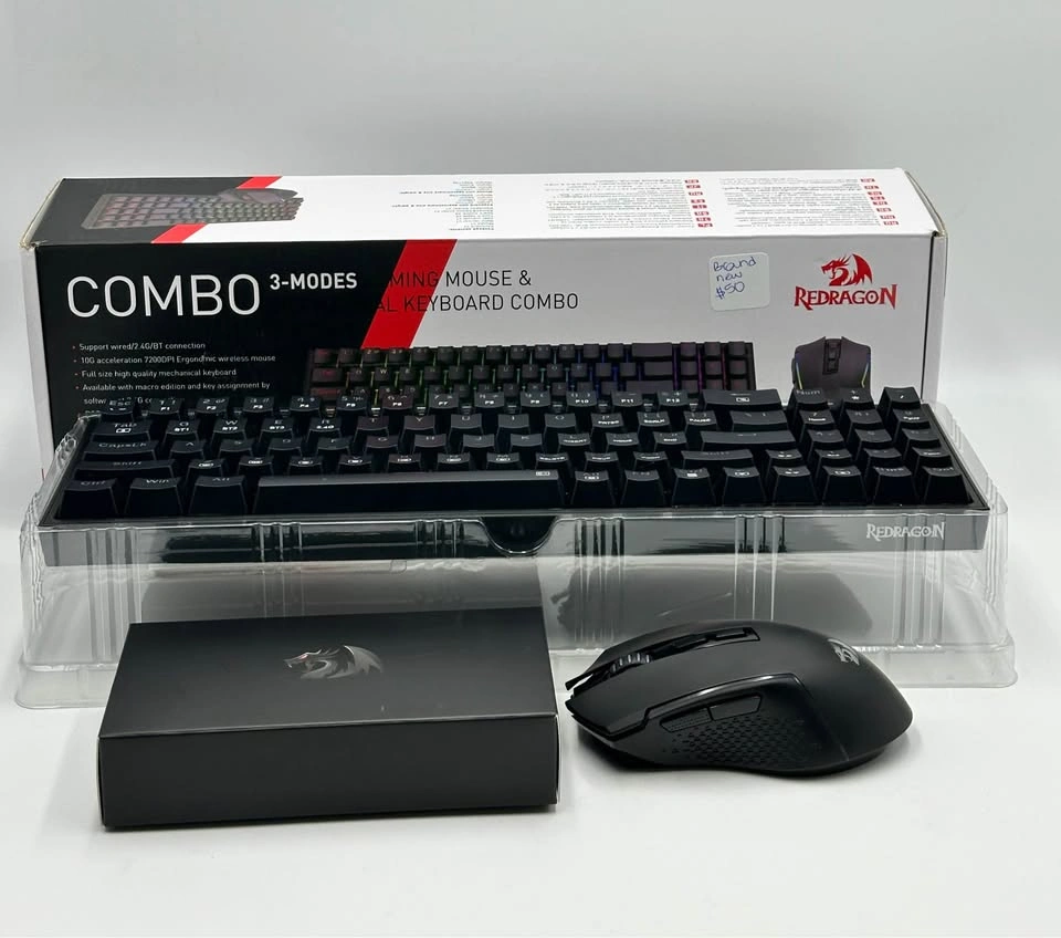 Redragon S136 Gaming Keyboard & Mouse 3 modes - photo 2
