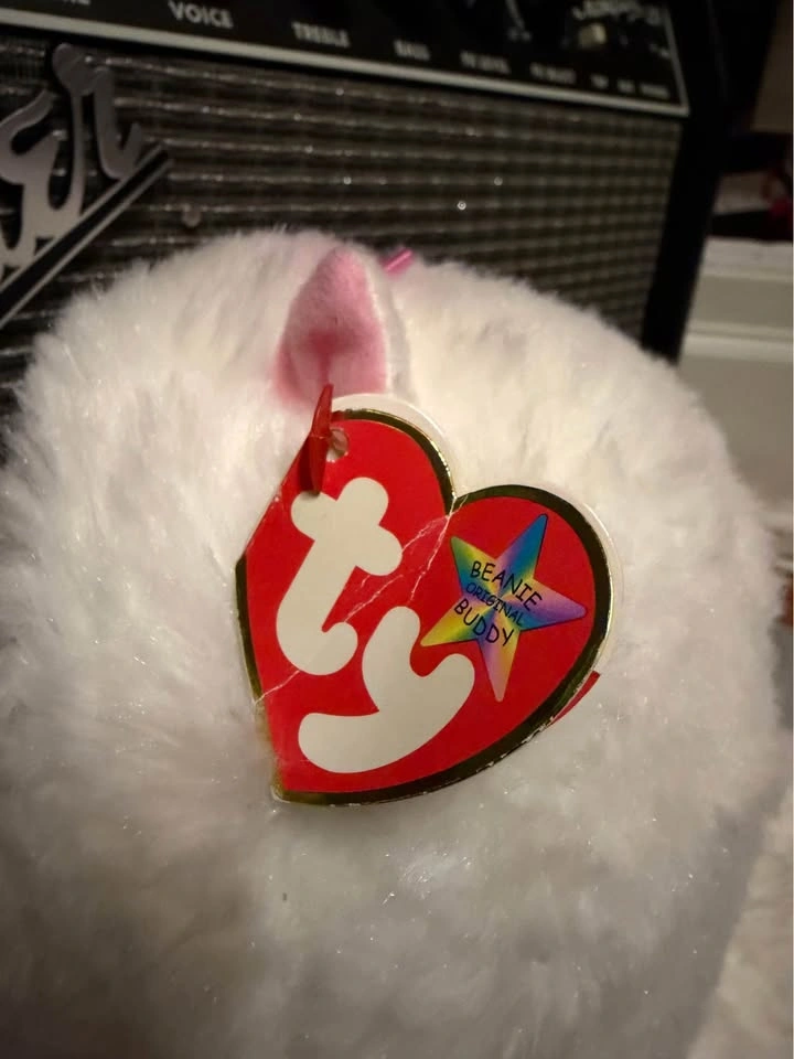 TY Beanie Boos White Cat Plush with Tag - photo 4