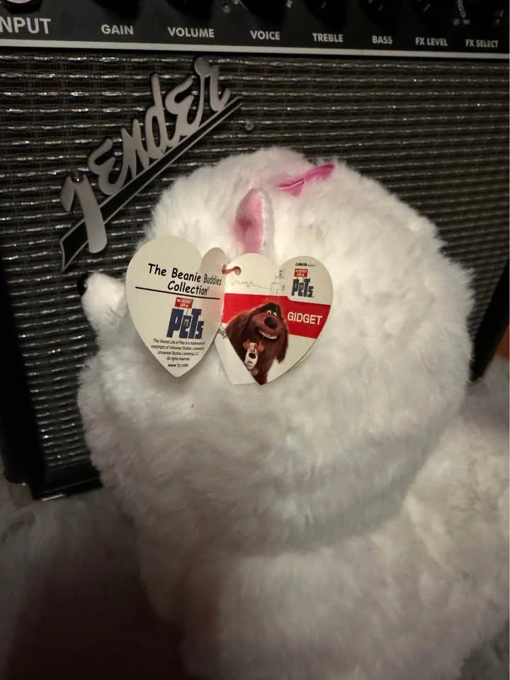 TY Beanie Boos White Cat Plush with Tag - photo 5